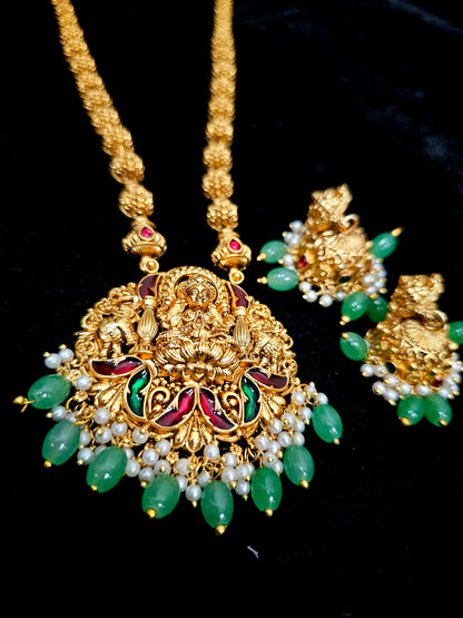 Long set with earrings code SLS 723J