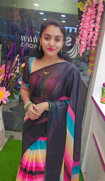 Saree un stiched blouse code SLS 451