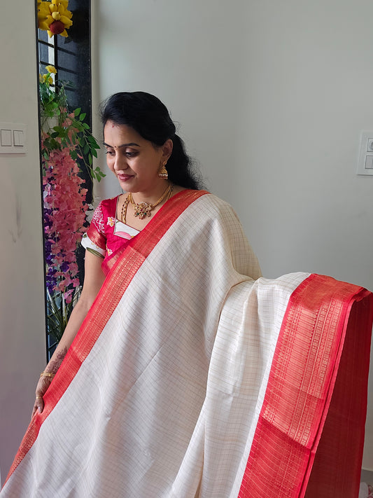 Saree un stiched blouse code SLS 257