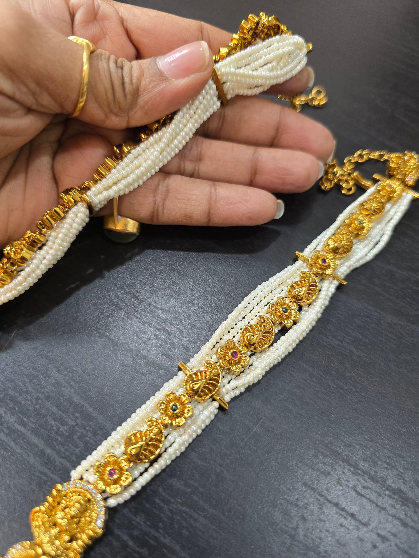 Long set with earrings code SLS 578J