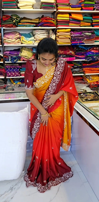 Code SLS 08 saree un stiched blouse