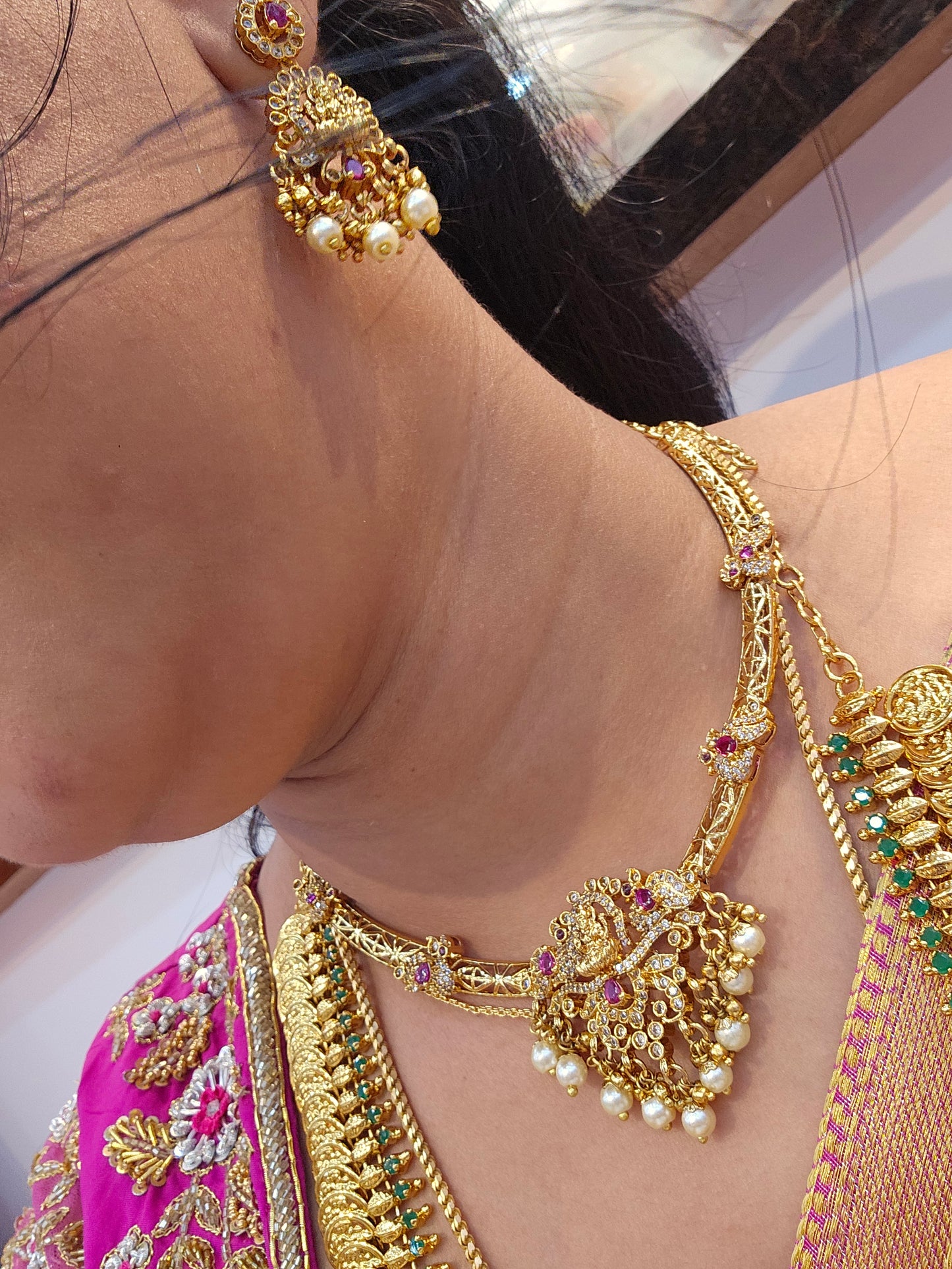 Neck set with earrings code SLS 892J