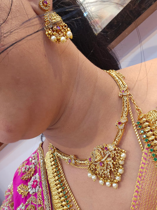Neck set with earrings code SLS 892J