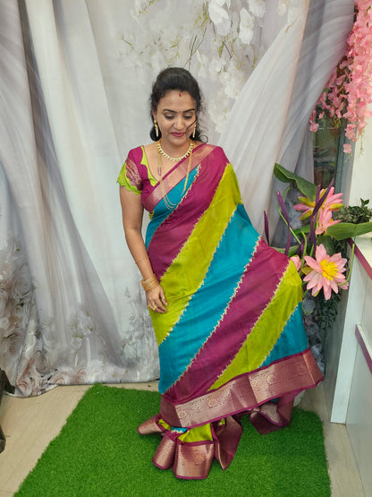 Saree un stiched blouse SLS code 479