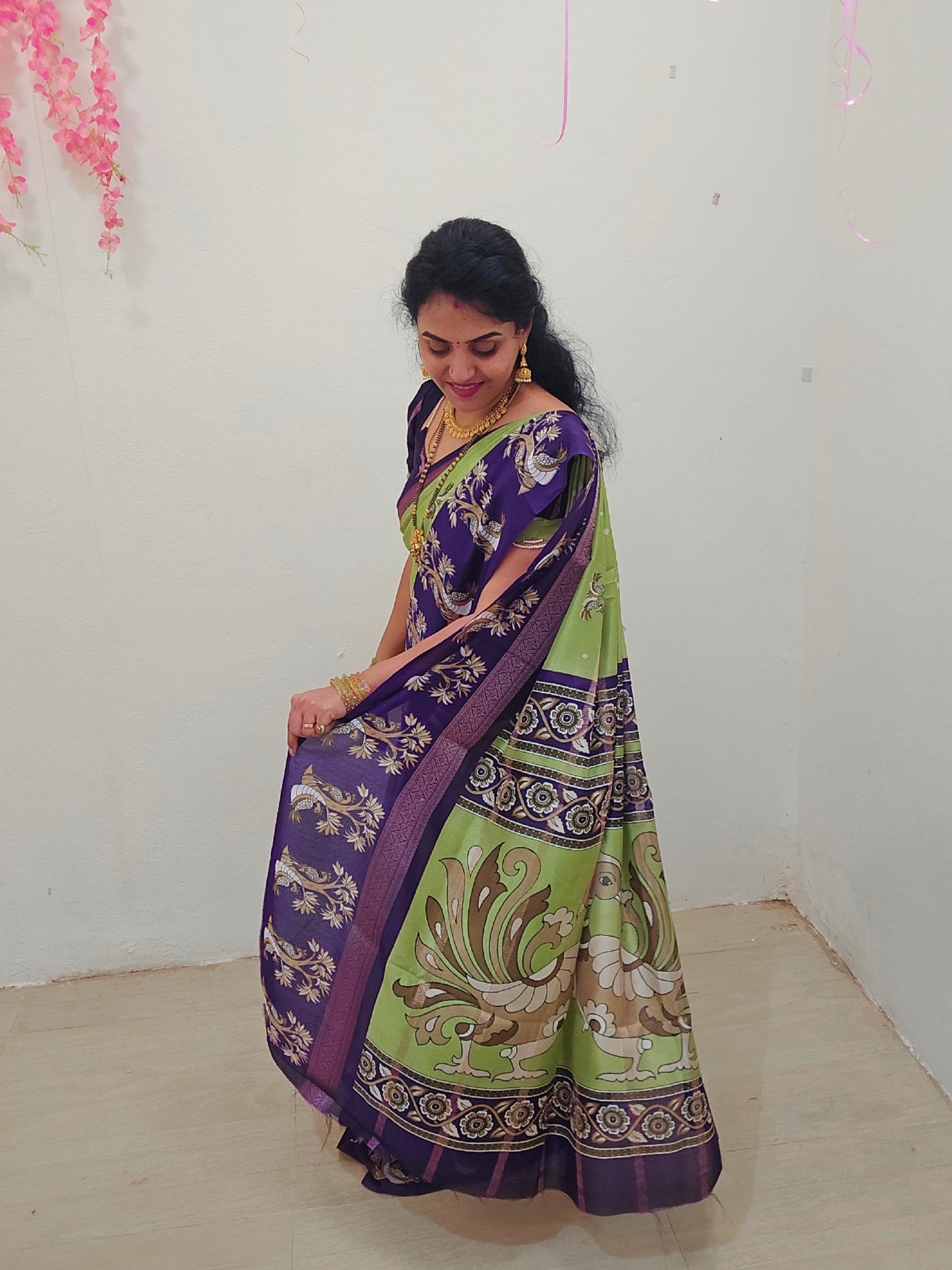 Saree un stiched blouse code SLS 265