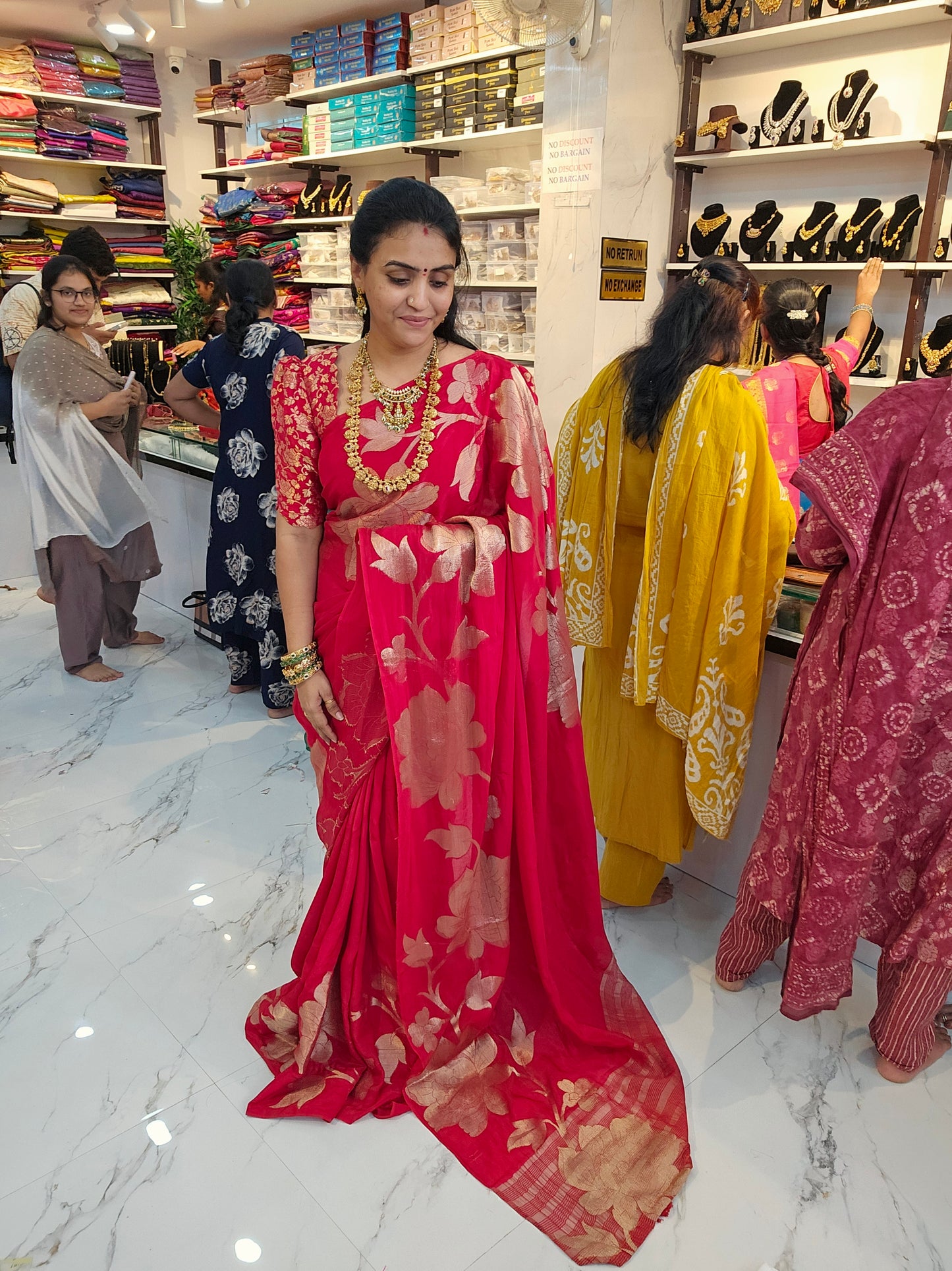 Saree un stiched blouse 689
