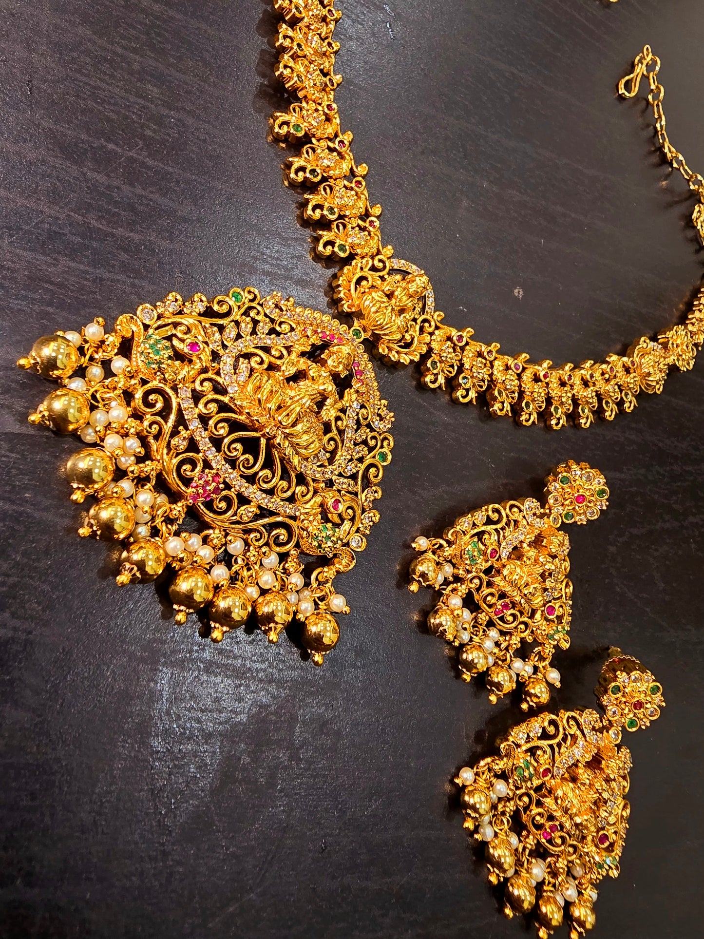 Neck set with earrings Code SLS 373 J