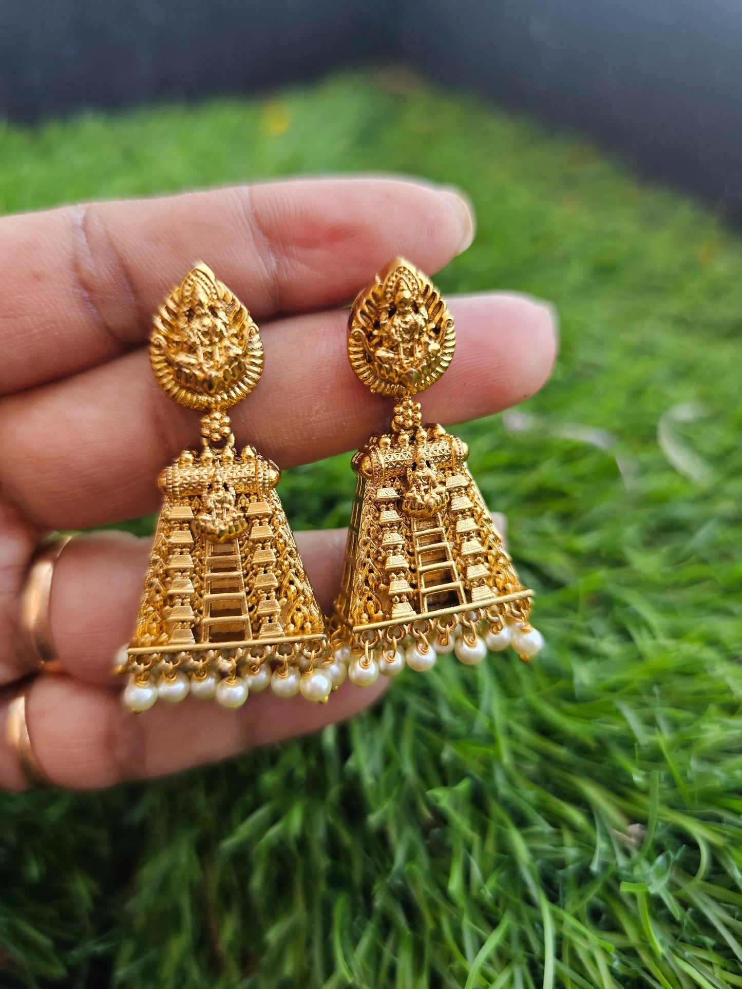 Temple earrings  buttalu code SLS 543J