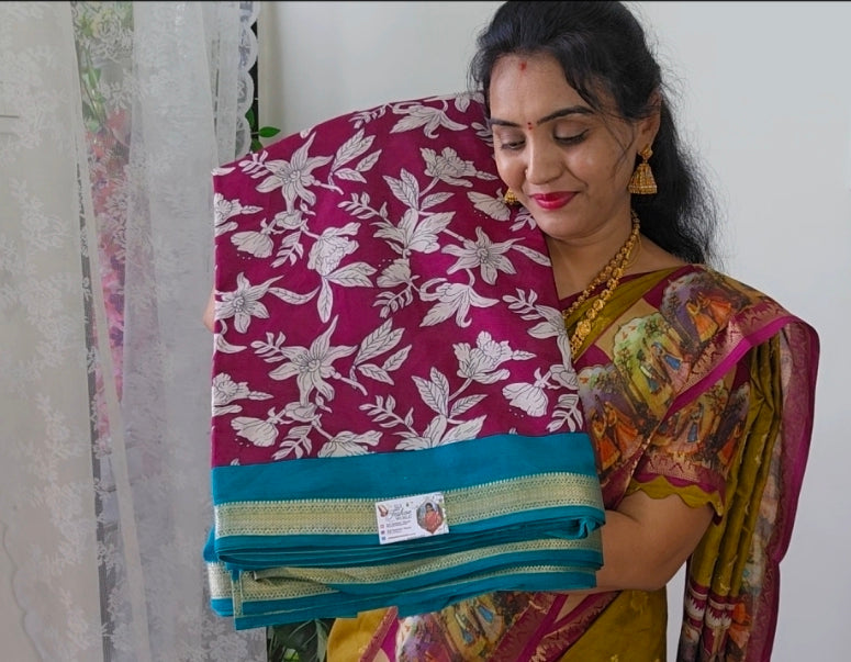Saree un stiched blouse code SLS 519