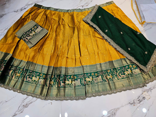 Sami stiched  lehenga set coad SLS 557