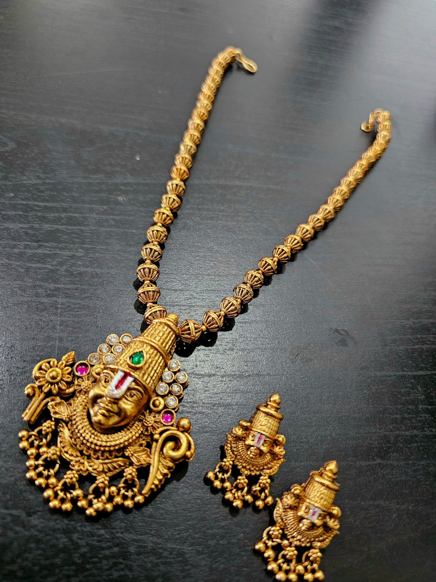 Mala with earrings code SLS 519J
