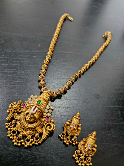 Mala with earrings code SLS 519J