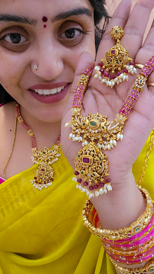Pree booking Neck set with earinges code SLS 157J