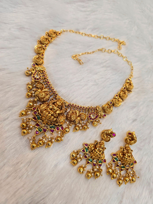 Neck set with earrings Code SLS 356J