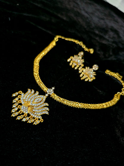 Neck set with earrings code SLS 704J