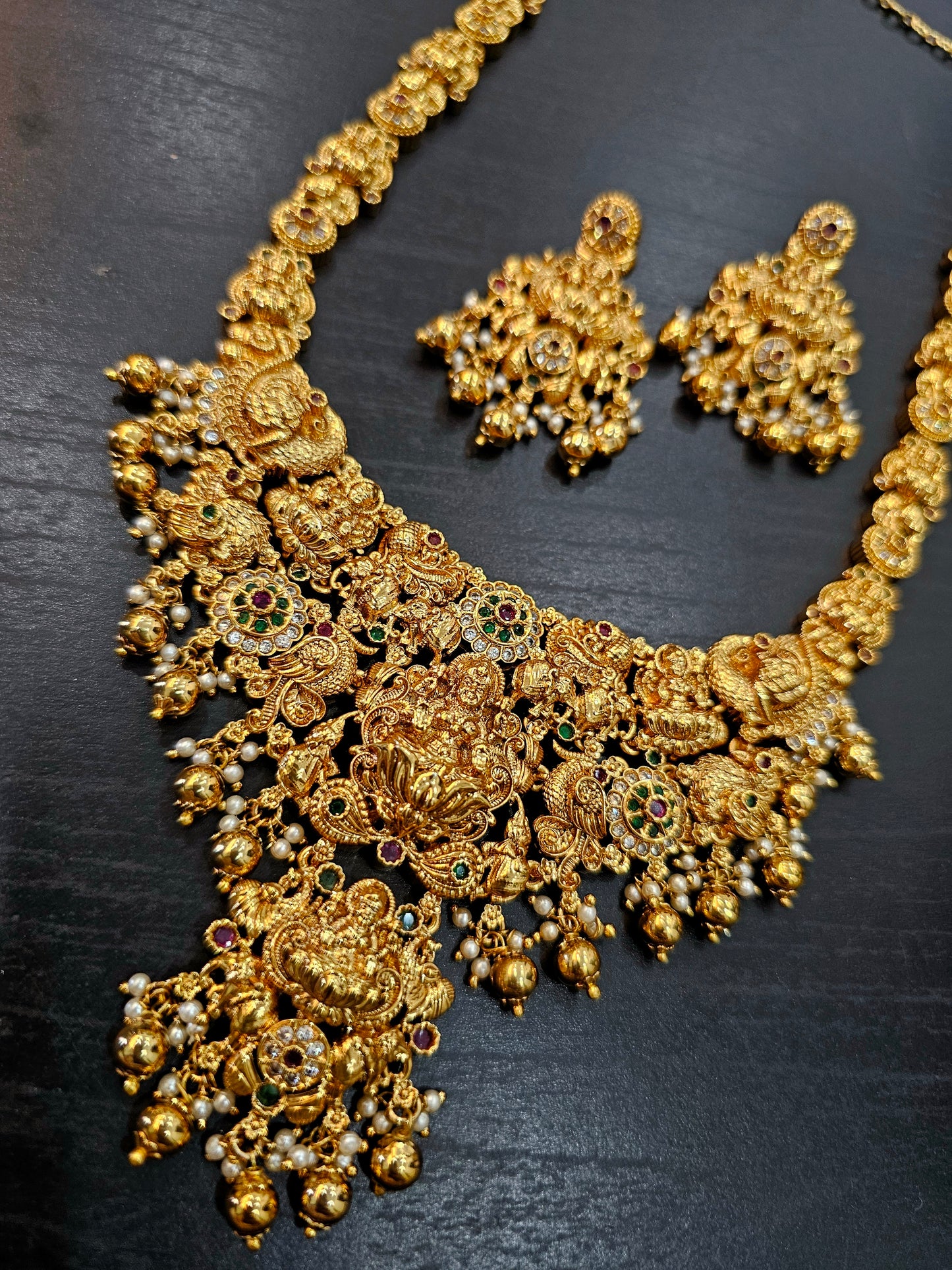 Long set with earrings code SLS 501J