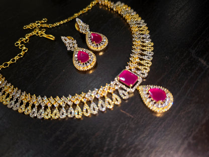 Neck set with earrings Code SLS 339 J