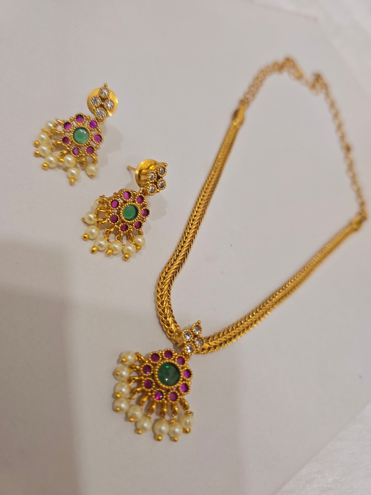Nan pati with earrings - SLS 243J
