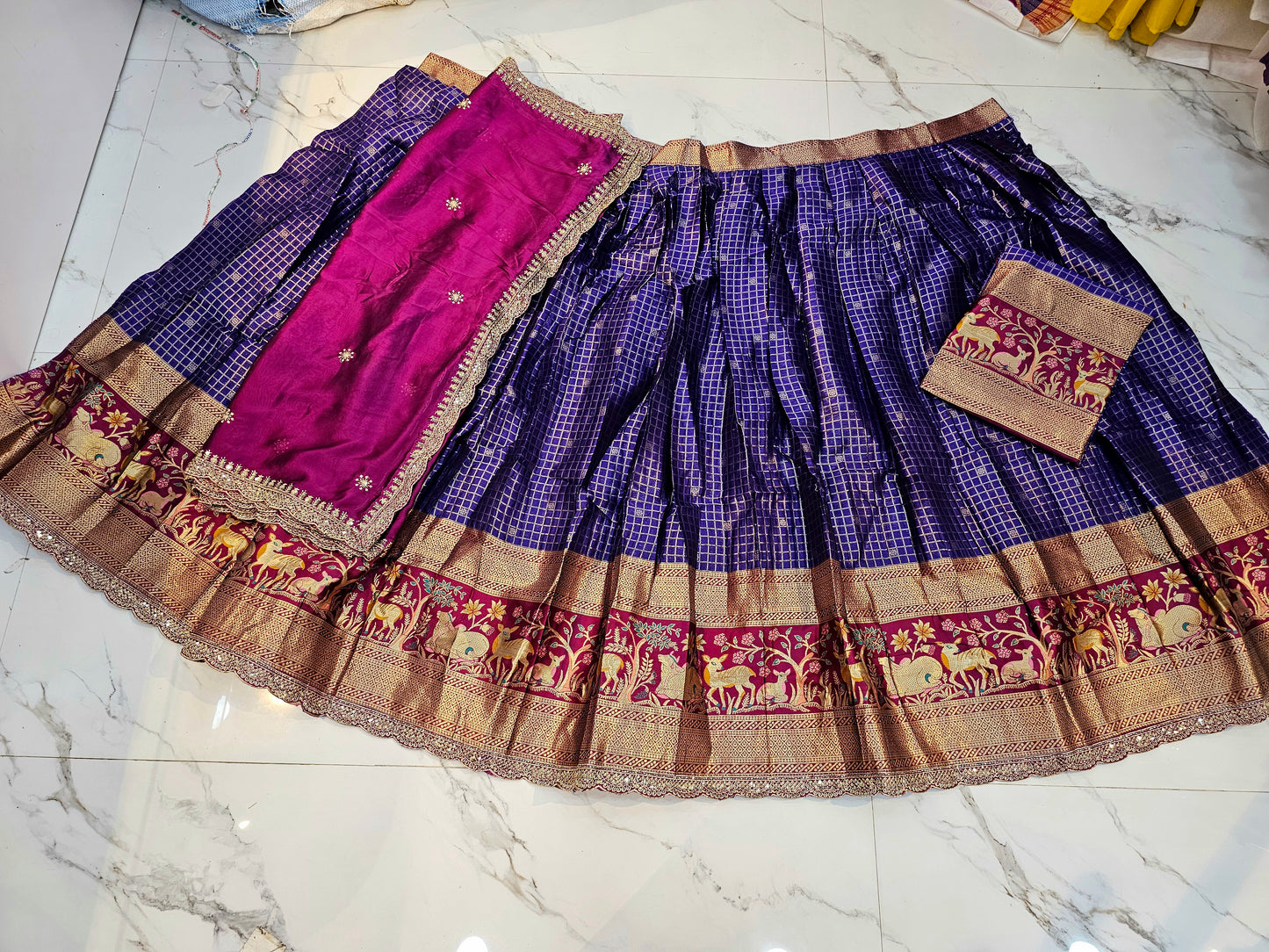 Sami stiched  lehenga set coad SLS 557