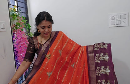 Saree un stiched blouse code SLS 376