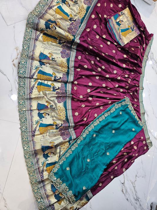 Sami stiched  lehenga set coad SLS 557