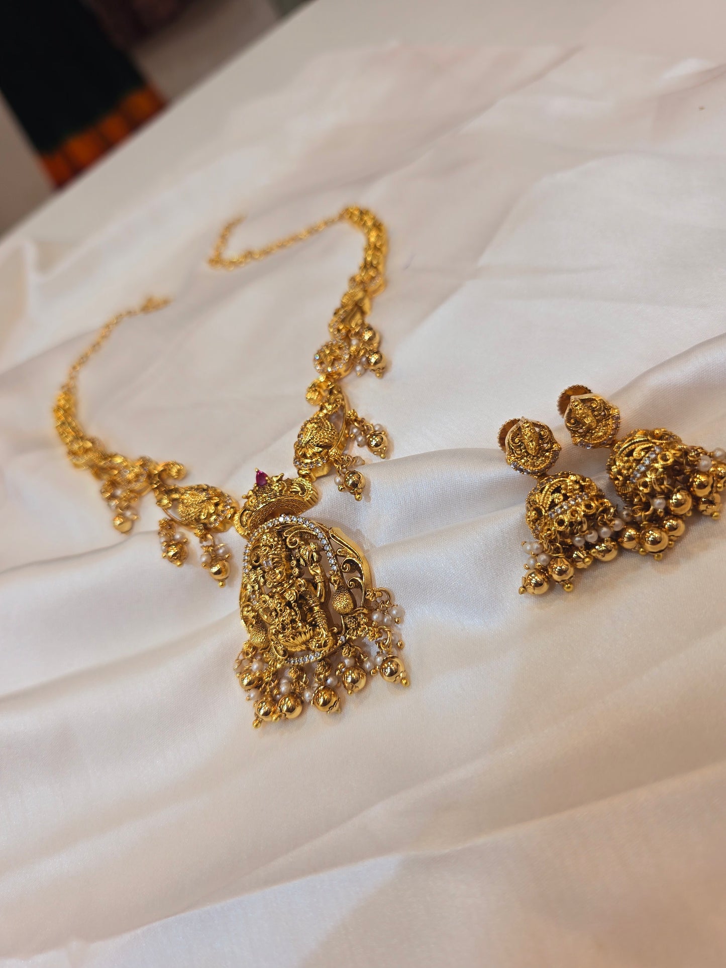 Neck set with earrings Code SLS 325J