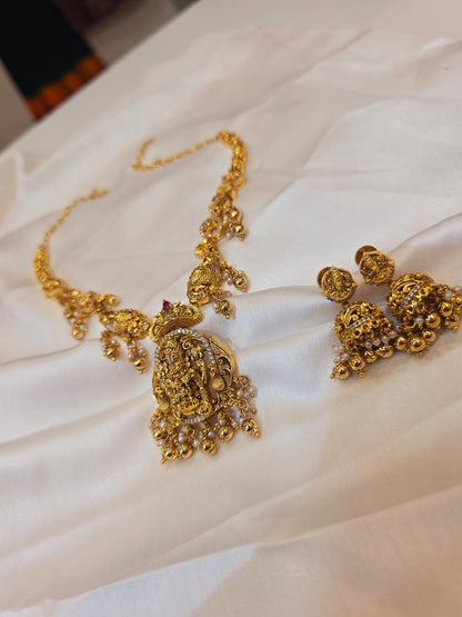 Neck set with earrings Code SLS 325J