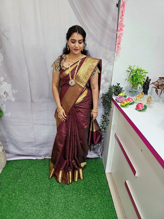 Saree un stiched blouse code SLS 430