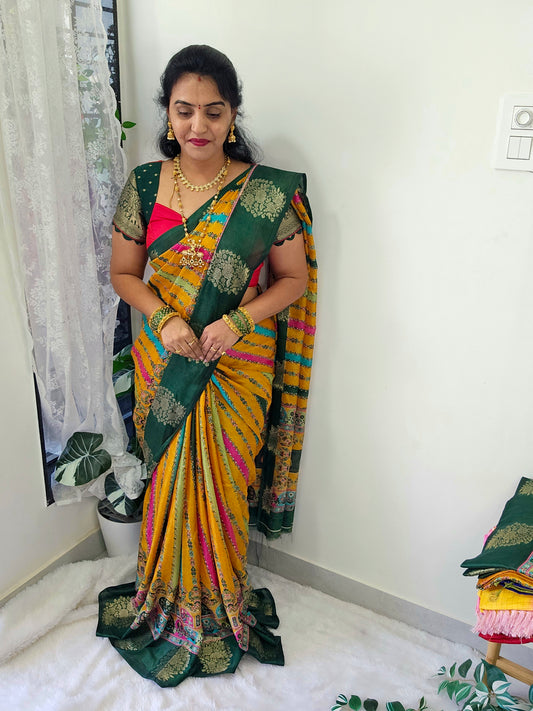 Saree un stiched blouse code SLS 527