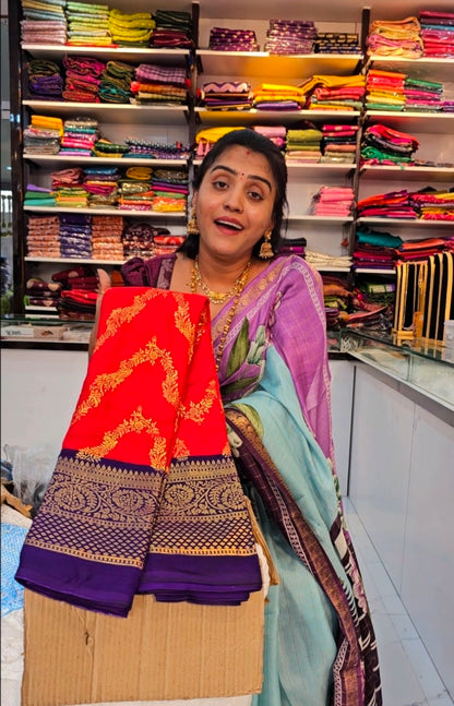 Saree un stiched blouse code SLS 565