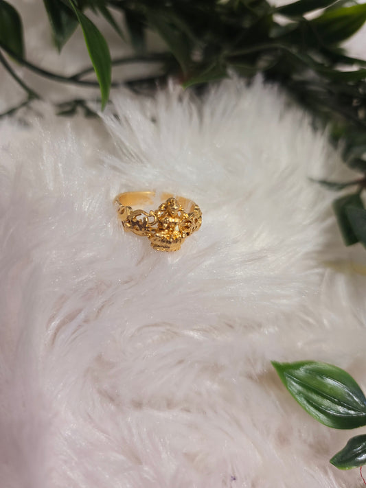 Finger ring 💍 Lakshmi deve code SLS 354 J