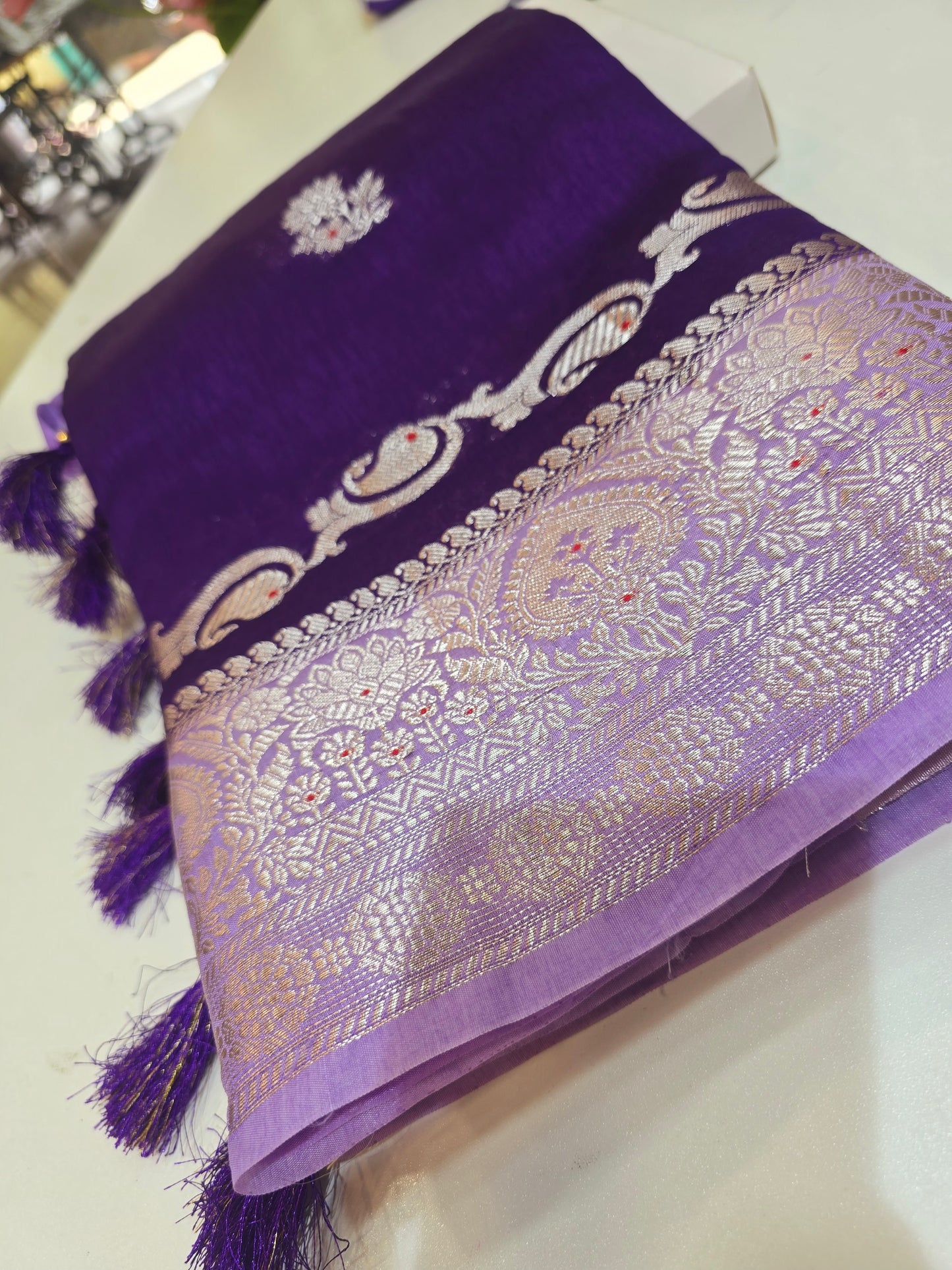 Saree un stiched blouse code SLS 249