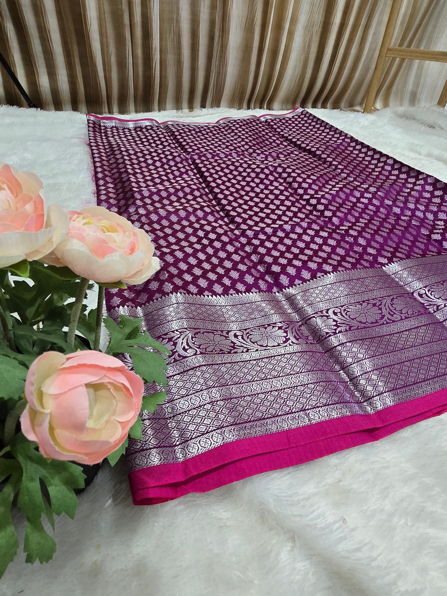Saree un stiched blouse code SLS 640