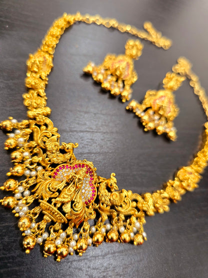 Neck set with earrings Code SLS 335 J
