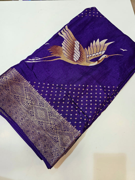 Saree un stiched blouse code SLS 475