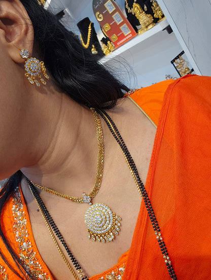 Neck set with earrings code SLS 758J