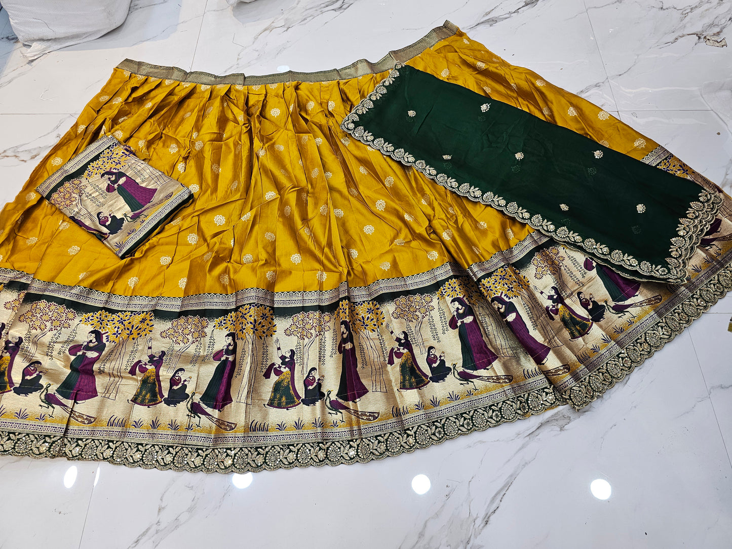 Sami stiched  lehenga set coad SLS 557