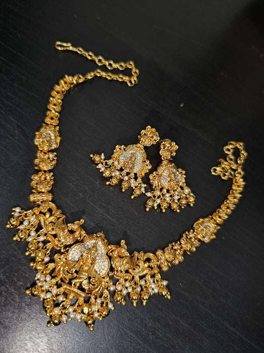 Neck set with earrings code SLS 803J