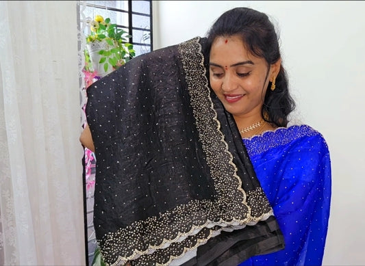 Saree un stiched blouse code SLS 459