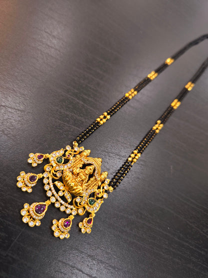 Long temple carving  black beats 314J