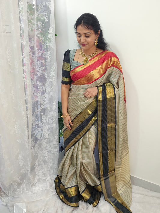 Saree un stiched blouse code SLS 543