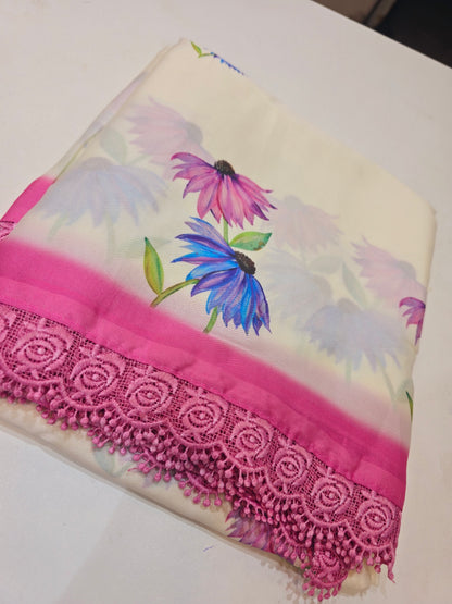 Saree un stiched blouse code SLS 274