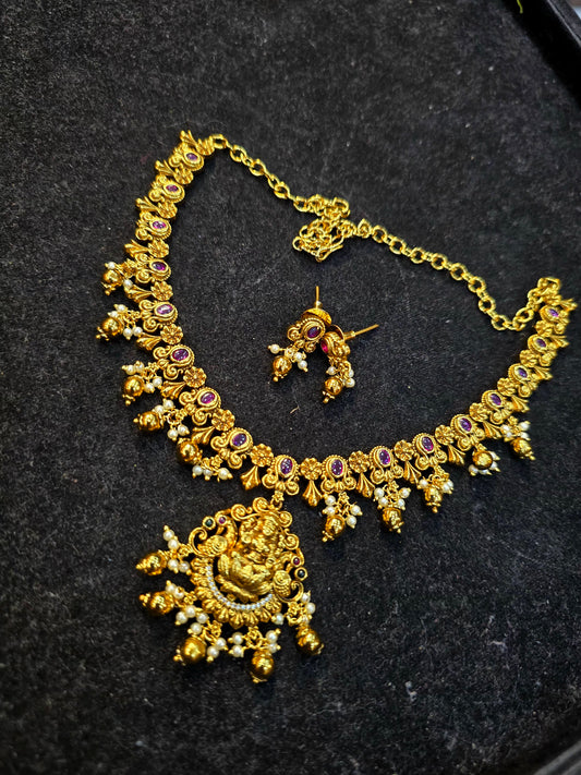 Neck set with earinges code sls 447J