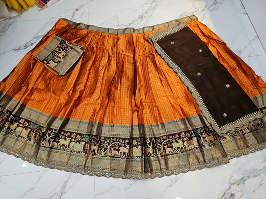 Unstitched lehenga set coad SLS 557