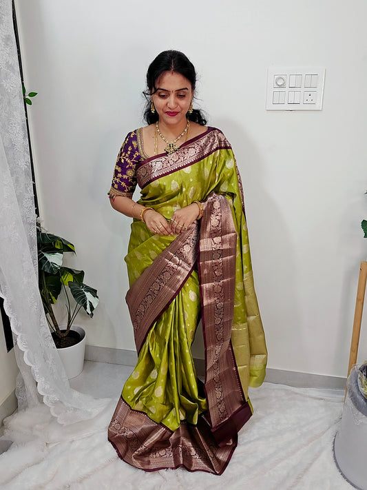 Saree un stiched blouse code SLS 441