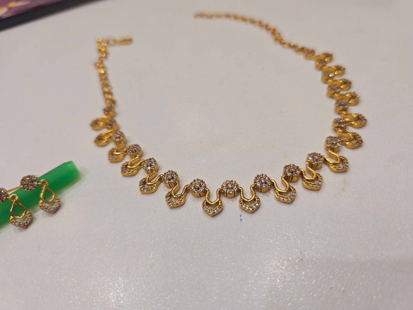 Neck set  with earrings code SLS 273J
