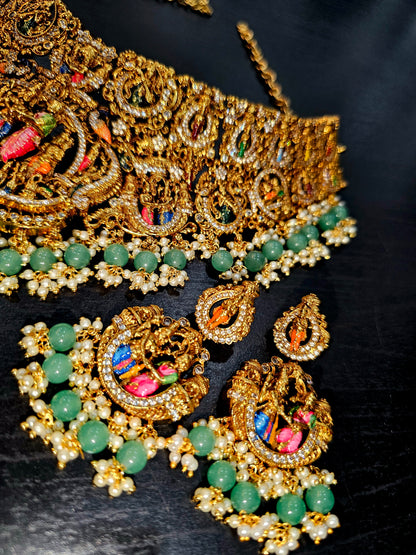Srinivasa Kalyanam CHOKER with earrings code SLS 443J
