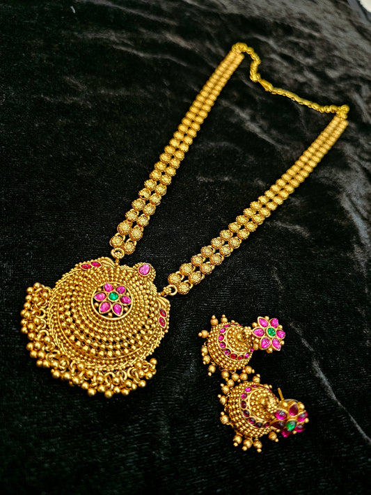 Long set with earrings code SLS 703J