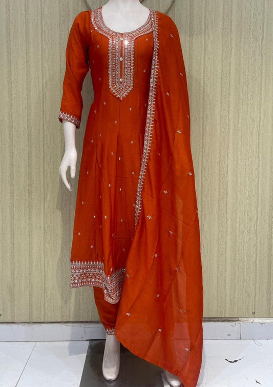 3 peace kurthi set Code SLS 373