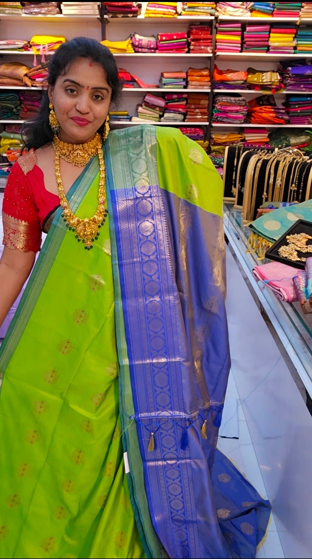 Saree un stiched blouse code SLS 528